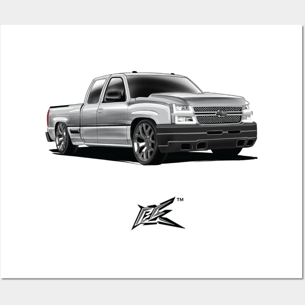 chevy silverado Wall Art by naquash